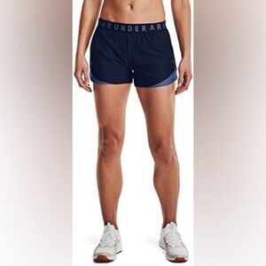 Under Armour Women's Play Up 3.0 Shorts small midnight navy/mineral blue​​